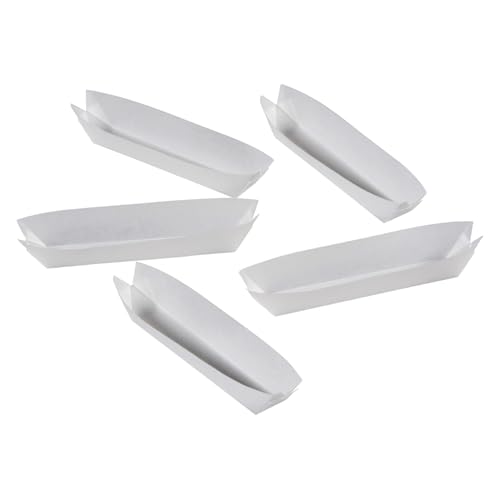 neoLab 1-7223 Papier Wägeschiffchen, 55 mm x 10 mm x 10 mm (100-er Pack) von neoLab