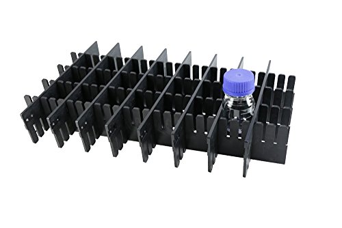 neoLab 1-7542 Rastereinsatz für Thermobox, 15 x 500 mL Flaschen, Klein von neoLab