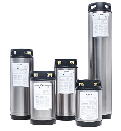 Stakpure Modell DS 4000 Druckfest Ionenaustauscher aus Edelstahl, 4000L Kapazität, 240mm Durchmesser, 700mm Höhe von neoLab