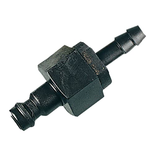 neoLab 2-0706 Polyoxymethylen Olive Steckverbindung und Absperrung für 6mm Kupplungen, 6 für DM Schlauch Innen 1, Mit Schlaucholive, Schwarz von neoLab