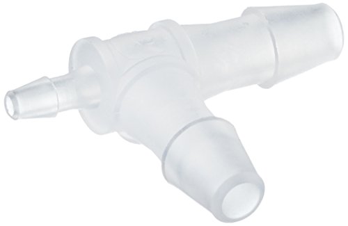 neoLab Polypropylen T-Verbinder, 2 x 3.2mm-4.2mm und 1 x 1.6mm-2.6mm Innendurchmesser, Transparent, 10 Stück von neoLab