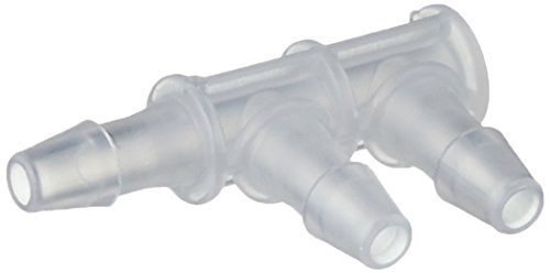 neoLab Polypropylen 3-fach Verbinder für 3mm Schlauch Innendurchmesser, Weiß, 10 Stück von neoLab