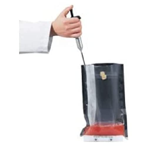 neoLab BagFilter HDPE Sterile Beutel mit Seitlichem Filter, 400ml Kapazität, 300mm x 190mm, 500 Stück von neoLab