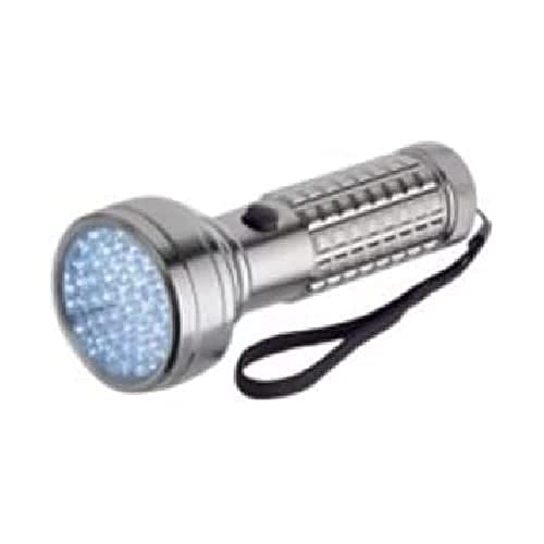 neoLab Kunststoff LED Taschenlampe mit 51 LED`s, Extrem Hell, Silber, 147 mm Länge von neoLab