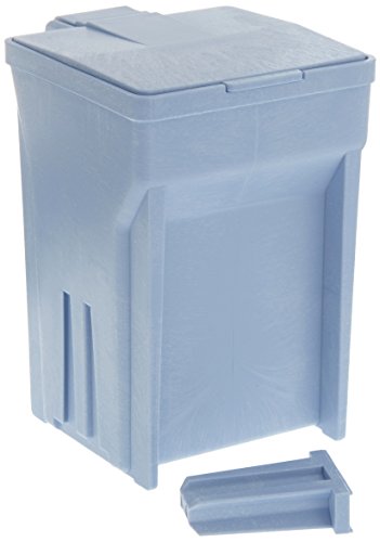 neoLab Polyoxymethylen Objektträger-Färbekasten mit Verschluss, Blau, 64mm x 76mm x 92mm von neoLab