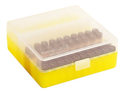 neoLabLine neoBox 100 Reaktionsgefäßen Aufbewahrungsbox mit Verschluss, Polypropylen, 10 x 10 Plätze, Gelb neoLabLine neoBox 100 Reaktionsgefäßen Aufbewahrungsbox mit Verschluss, Polypropylen, 10 x 10 Plätze, Gelb von neoLab