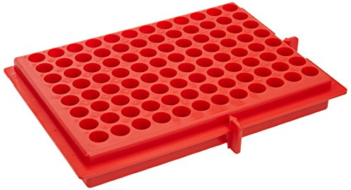 neoLab Polypropylen Beidseitig Nutzbares Rack mit 96 Plätzen, Rot, 206mm x 139mm x 27mm neoLab Polypropylen Beidseitig Nutzbares Rack mit 96 Plätzen, Rot, 206mm x 139mm x 27mm von neoLab