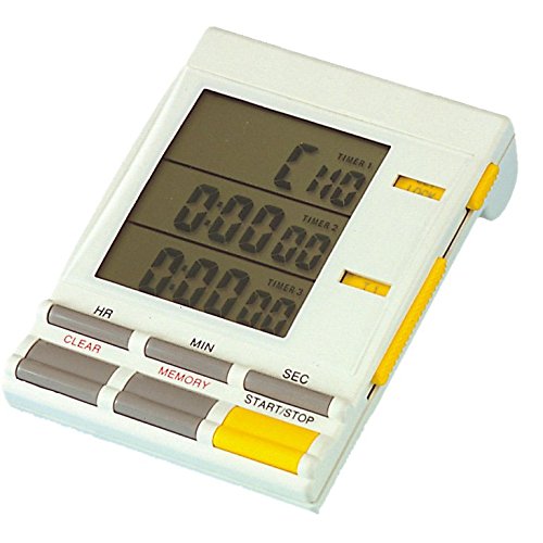 neoLab 3 unabhängige Count-Down-Timer mit simultanen LCD-Displays, Weiß neoLab 3 unabhängige Count-Down-Timer mit simultanen LCD-Displays, Weiß von neoLab