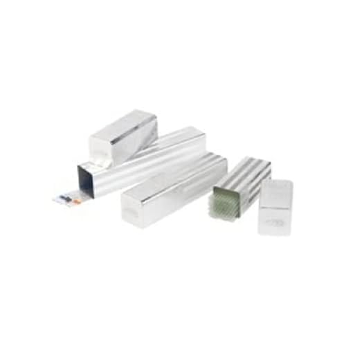 neoLab Aluminium Pipettenbüchsen mit 12 cm Langem Überstülpdeckel, Quadratisch, 210 mm x 65 mm x 65 mm von neoLab
