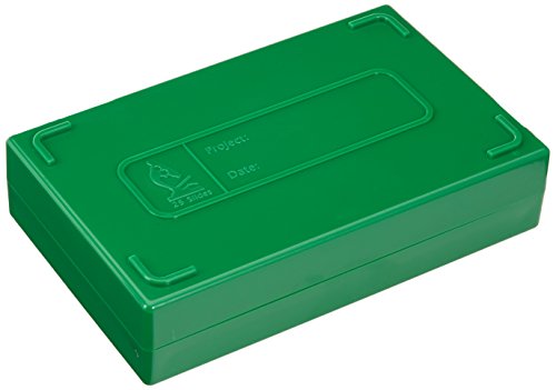 neoLab 2-2335 Objektträger-Kasten für 25 St., PS, Grün von neoLab