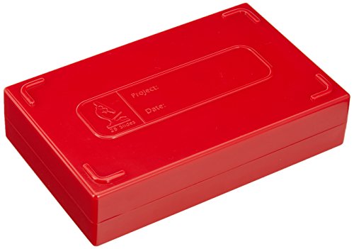neoLab 2-2336 Objektträger-Kasten für 25 St., PS, Rot von neoLab