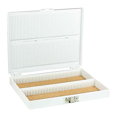neoLab 2-2439 Polystyrol/ABS Objektträger Kasten für 100 OT, 210mm Länge x 179mm Breite x 35mm Höhe, Weiß neoLab 2-2439 Polystyrol/ABS Objektträger Kasten für 100 OT, 210mm Länge x 179mm Breite x 35mm Höhe, Weiß von neoLab