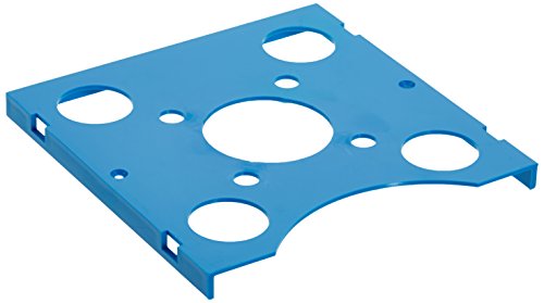 neoLabLine Polycarbonat Deckel ohne Griff für neoStapelRack, Blau, 146 mm x 150 mm x 11 mm von neoLab