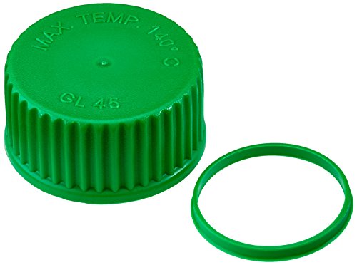 neoLab 2-3066 Verschlusskappe GL 45, mit Ausgießring, PP, Grün (10-er Pack) von neoLab