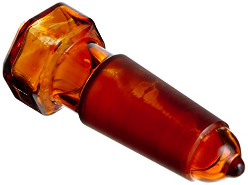 neoLab Borosilikatglas Konische Sechskant-Hohlstopfen für alle Gefäße mit Normal-Schliff, NS 14,5/23, Braun, 5 Stück von neoLab