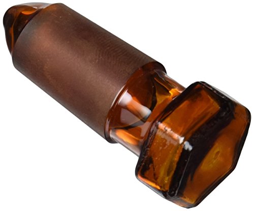neoLab Borosilikatglas Konische Sechskant-Hohlstopfen für alle Gefäße mit Normal-Schliff, NS 19/26, Braun, 5 Stück von neoLab