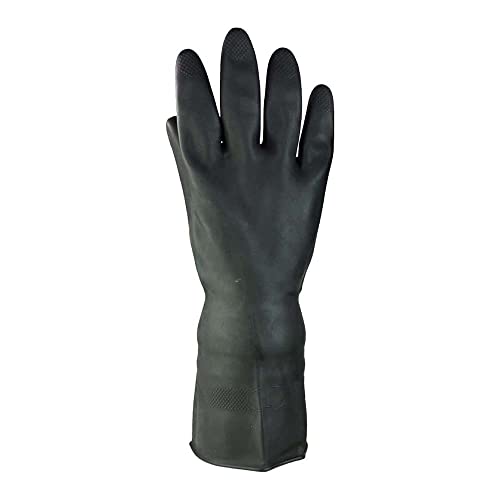 neoLab 2-4275 Naturlatex Allzweckhandschuh, Reissfester Rollrand, 320mm Lang, Größe M/7.5/Mittel, Schwarz neoLab 2-4275 Naturlatex Allzweckhandschuh, Reissfester Rollrand, 320mm Lang, Größe M/7.5/Mittel, Schwarz von neoLab