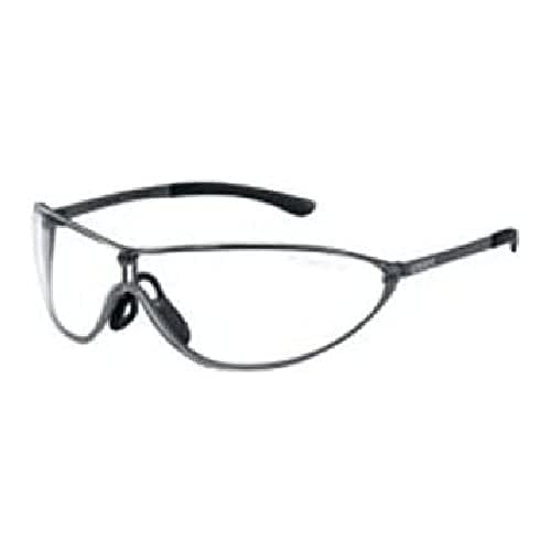Uvex Polyamid 6.6/Polycarbonat Metallbrille mit Hoher Flexibilität bei Geringem Gewicht, Grau/Transparent (Klar) von uvex