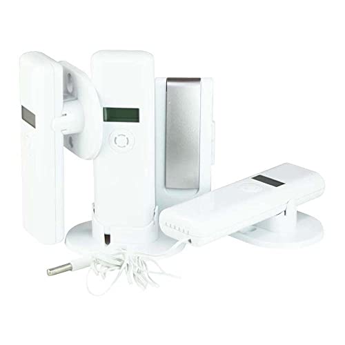 neoLab 2-5442 Funk Temperaturüberwachungssystem mit 3 Kabellosen Sendern, 41mm x 35mm, Weiß von neoLab
