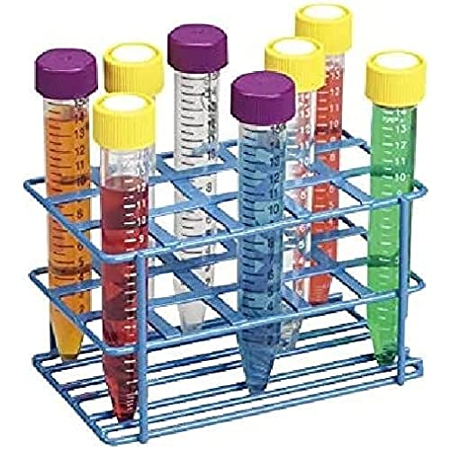 neoLab Stahl Gestell für 15mL Zentrifugenröhrchen, 15 Plätze von neoLab