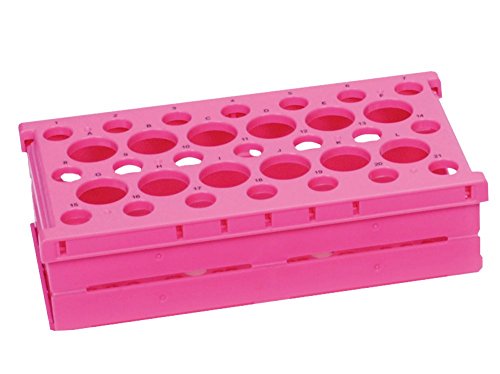neoLab 2-6625 Pop-Up™ Rack für 15 und 50 mL, Pink (2-er Pack) von neoLab