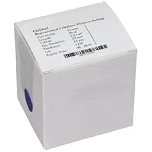 neoLab D-Standard Dialysierschlauch aus Regenerierter Zellulose, MWCO 12000-140000, 40mm Flache Breite, 25mm Durchmesser von neoLab