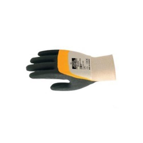 Uvex Profi-Schutzhandschuhe mit Nitrilbeschichtung, Schwarz/Gelb/Weiß, Größe 8, Paar von uvex