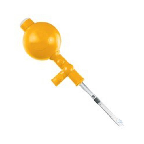 Deutsch & Neumann Naturkautschuk «Flip» Sicherheits-Pipettierball, Gelb Deutsch & Neumann Naturkautschuk «Flip» Sicherheits-Pipettierball, Gelb von neoLab