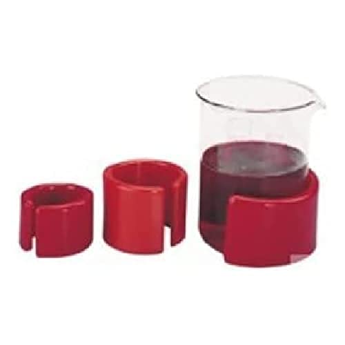 neoLab Blei/Polyvinylchlorid Beschwerungsmanschette für 59-73 mm Durchmesser Gefäße, Rot von neoLab