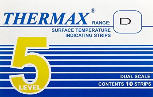 neoLab 3-1914 Temperatur-Messstreifen, 104 Grad C bis 127 Grad C (10-er Pack) von neoLab