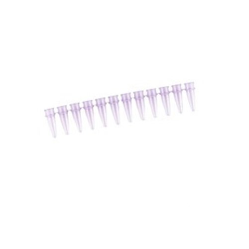 neoLab 3-1976 PCR-Tubes 0.2 mL, 12er Strips mit Cap, unsteril, Gelb (80-er Pack) von neoLab