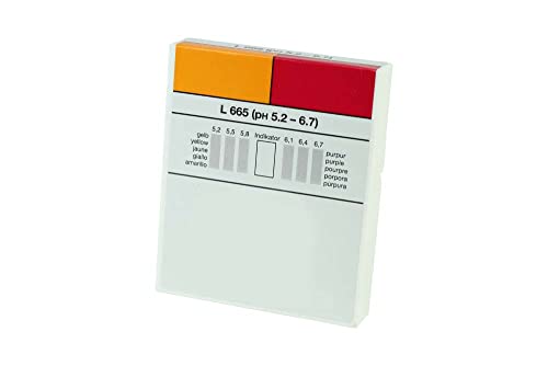 neoLab Lyphan pH-Indikatorpapiere, 0.3 pH-Stufen, 5.2-6.7 pH, 200 Stück von neoLab
