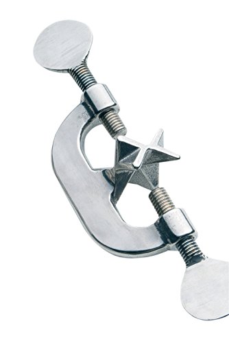 neoLab Kreuz-Doppelmuffe aus Edelstahl, Silber, 16mm Spannweite von neoLab