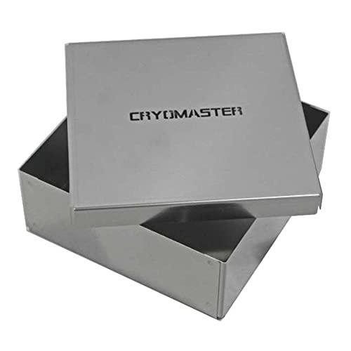 neoLab 4-6020 Cryomaster Edelstahl Kryobox, 53mm Höhe, Silber von neoLab
