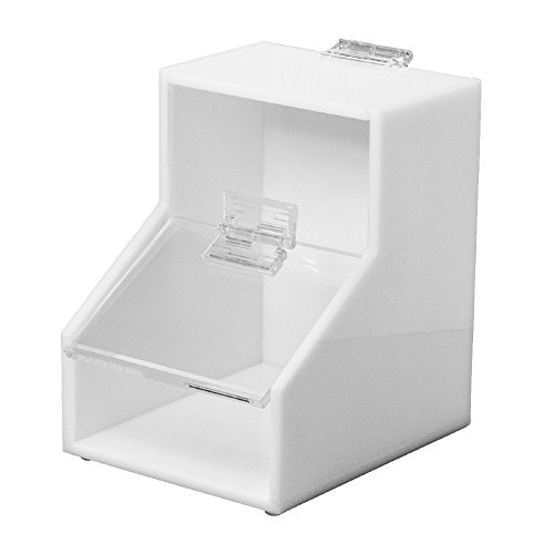 neoLab Polystyrene Wandmontage Kleinteilespender mit 8 Fächer, Weiß von neoLab
