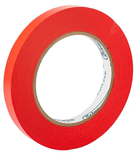 neoLab Acrylat Klebeband, 12.5mm Breite, 36m Länge, Rot von neoLab