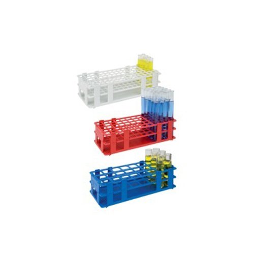 neoLab Polypropylen Economy Gestell für 21 Röhrchen bis Durchmesser 30mm, 3 x 7 Plätze, Blau von neoLab