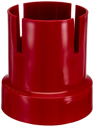 neoLab Polypropylen Ständer für 100mL Kolben, Rot, 80mm Durchmesser x 90mm Höhe, 3 Stück von neoLab