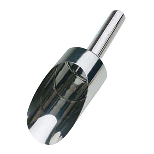 neoLab GMP V4A Edelstahl Konforme Schaufel für Pharmabereich, 50mL Kapazität, Silber, 110mm Länge x 25mm Höhe von neoLab