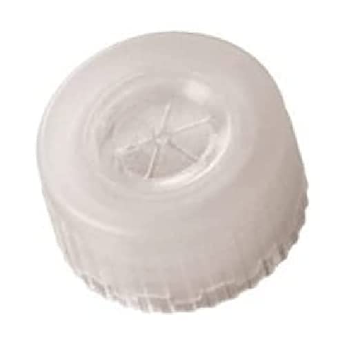 neochrom Polypropylen Kurzgewinde-MS-Cap mit Diaphragma, Transparent, 9mm Durchmesser, 100 Stück von neochrom