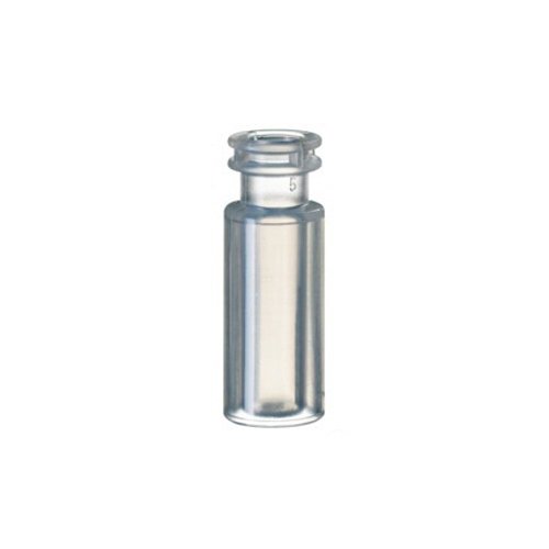 neochrom Polypropylen Schnappringflaschen mit Zylindrischer Einsatz, 0.7mL Kapazität, Transparent, 32mm Höhe x 11.6mm Durchmesser, 100 Stück von neochrom