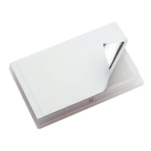 neoLab PCR-Klebefolie, Kaschiertes Aluminium, Silber, 78mm Länge x 120mm Breite, 100 Stück von neoLab