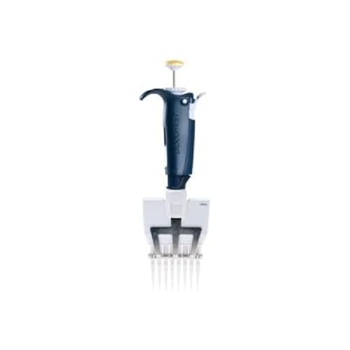 Gilson Pipetman L P12X20L 12-Kanal Mikroliterpipette mit Plastik-Abwerfer, 2-20µL Kapazität, Blau von neoLab