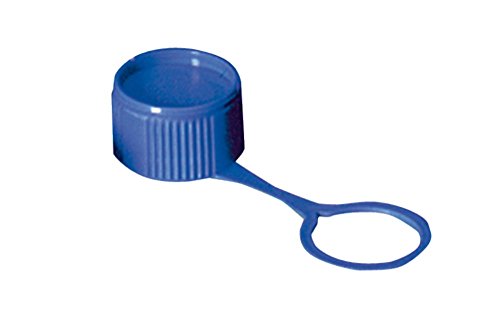neoLab Polypropylen Schraubverschlüsse mit Öse, Blau, 1000 Stück von neoLab