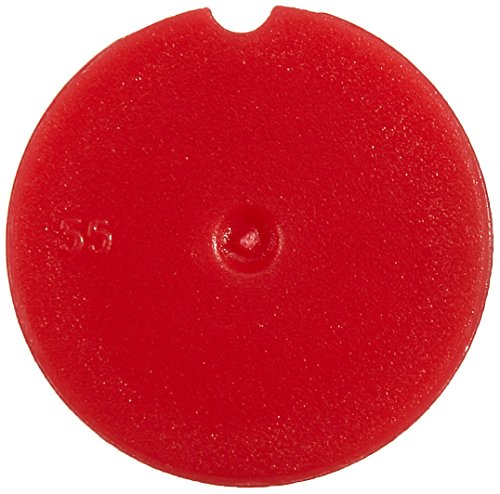 neoLab Polypropylen Deckeleinsätze für Schraubverschlüsse, Rot, 100 Stück von neoLab