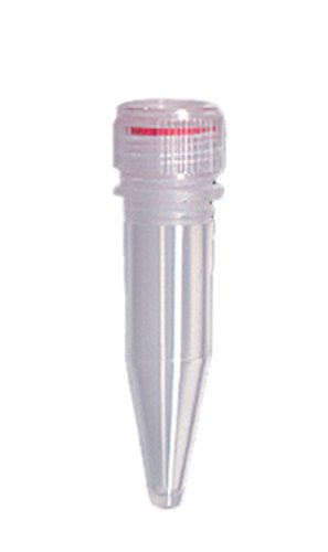 neoLab Polypropylen neoScrew-Microtubes mit Kappe, Steril, Konisch, Transparent, 1.5mL Kapazität, 500 Stück von neoLab