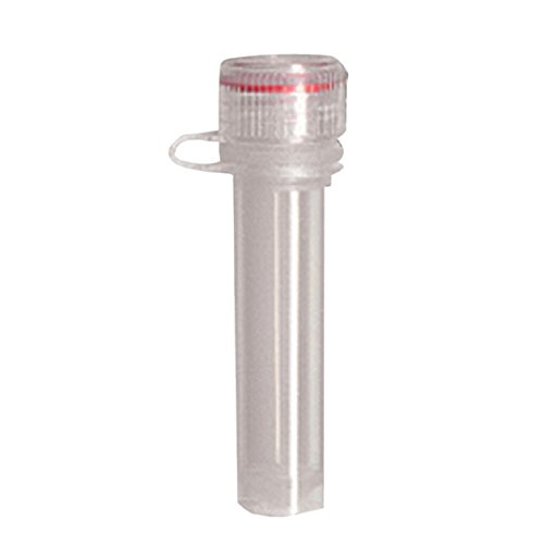 neoLab Polypropylen neoScrew-Microtubes mit Kappe und Lasche, Selbststehend, Steril, Transparent, 2,0mL Kapazität, 500 Stück von neoLab