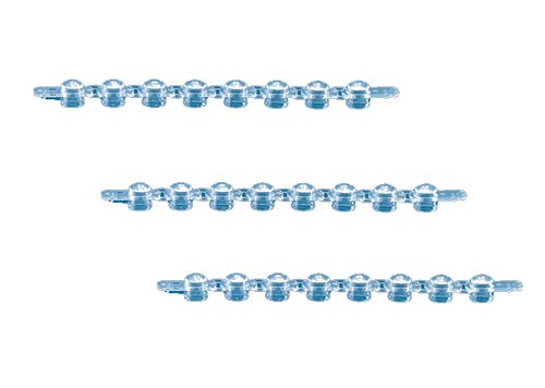 neoLab Polypropylen 8er Deckelstreifen, Gewölbt, Transparent, 300 Stück von neoLab