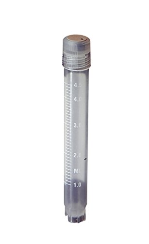 neoLab 7-8055 Kryoröhrchen, steril, Außengewinde, Standring, 5,0 mL (100-er Pack) von neoLab