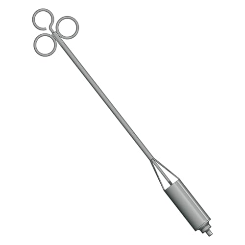 Bürkle Edelstahl Flüssigkeits-Sammler, 100mL Kapazität, 40mm Durchmesser, 40cm Länge von neoLab